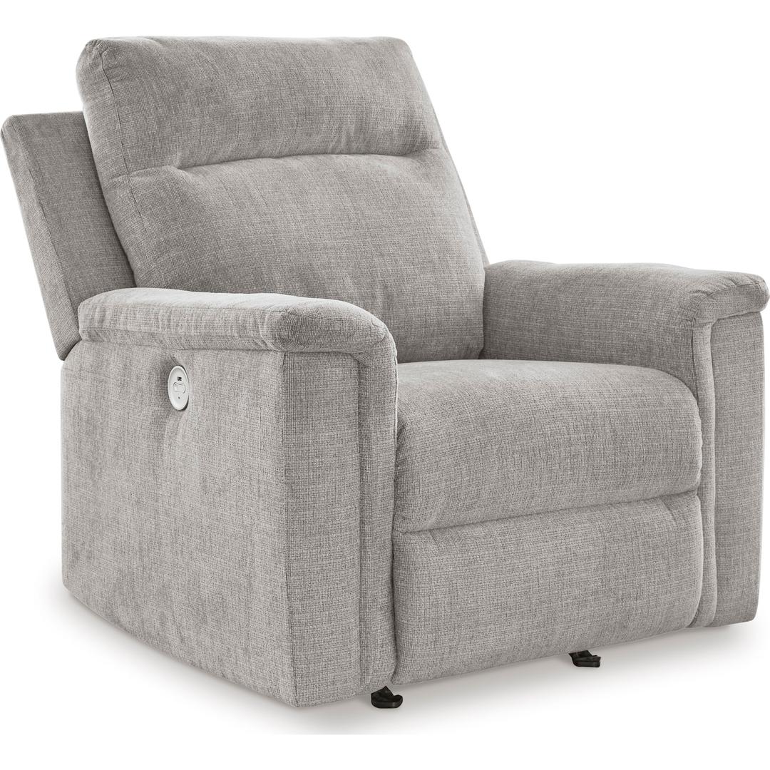 Barnsana Rocker Recliner with Power - Ash - Gallery Image 1