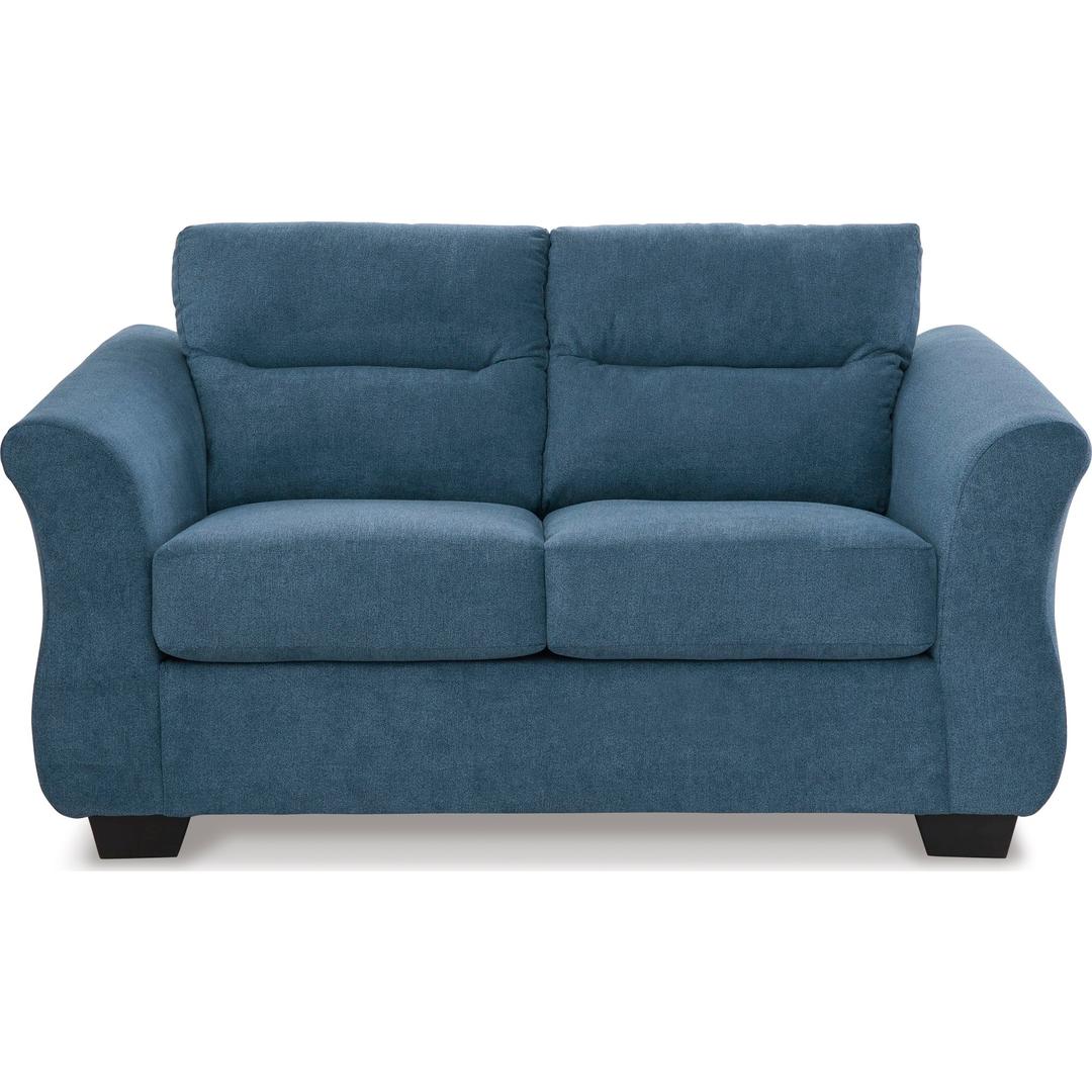 Miravel Loveseat - Indigo - Gallery Image 1