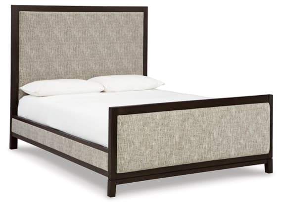 Burkhaus Queen Upholstered Bed - Gallery Image 1