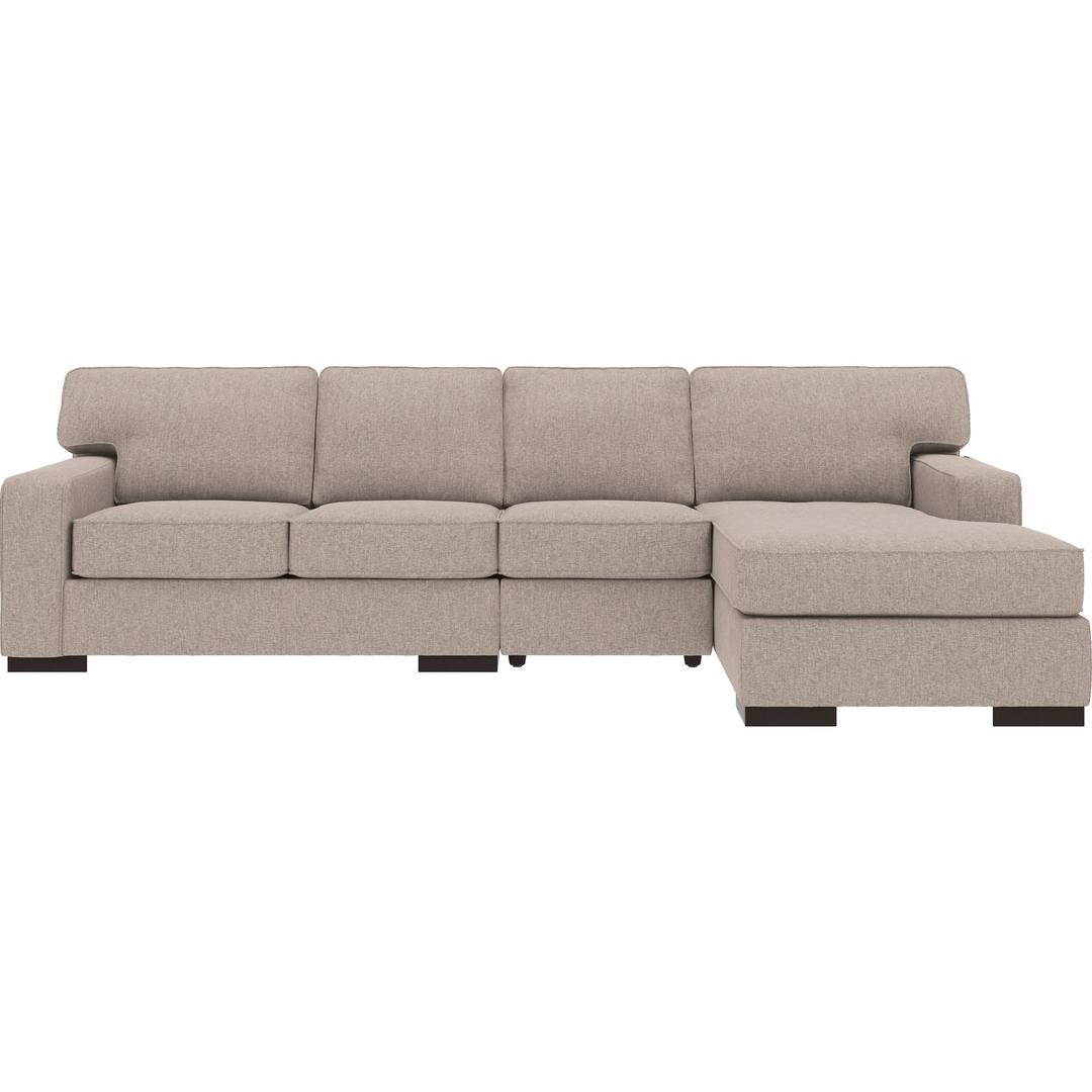 Ashlor-Exclusive 3 Piece Sectional - Slate/Right Facing - Gallery Image 1