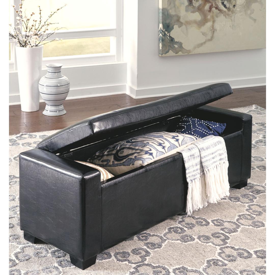 Upholstered Storage Bench - Gallery Image 1