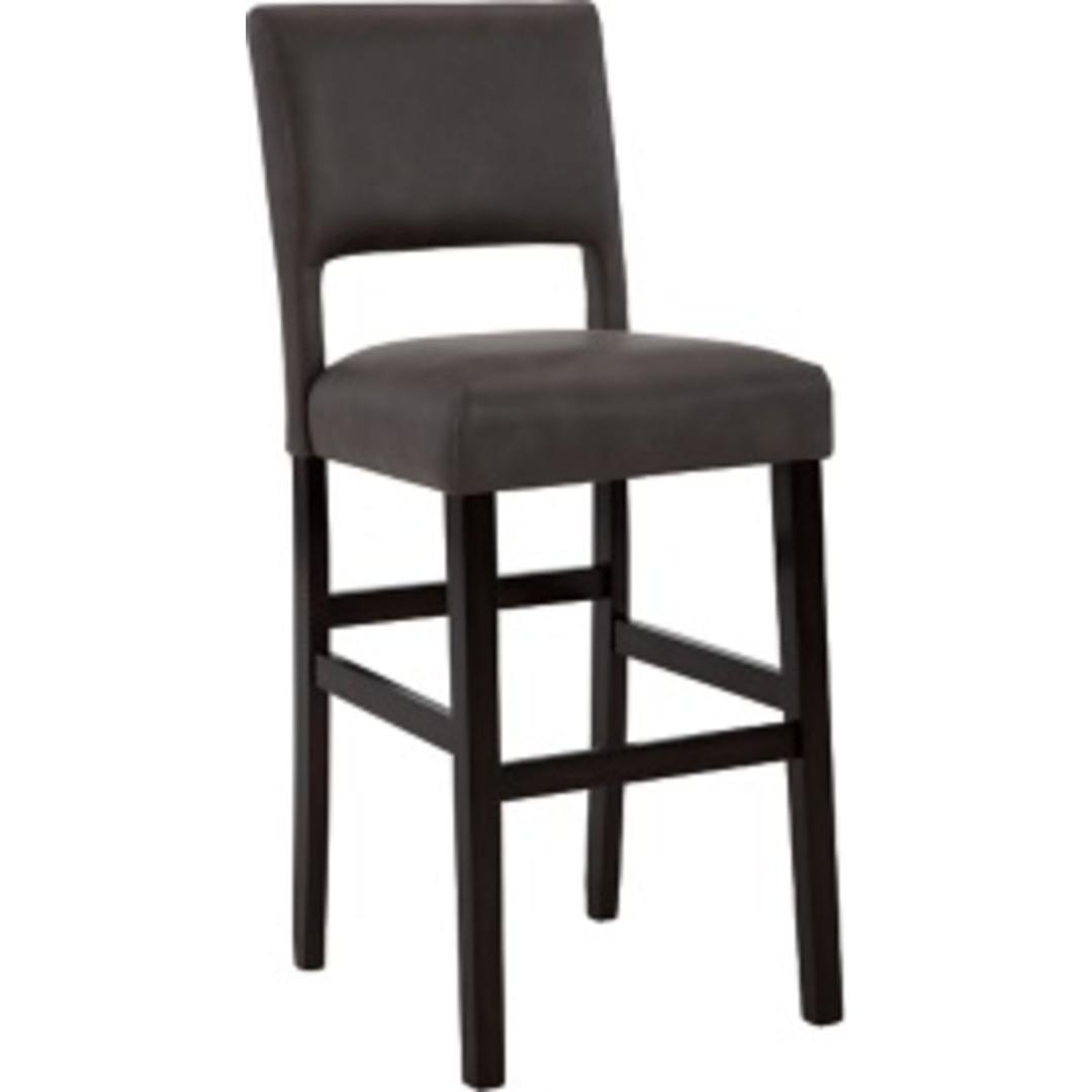 Leektree Bar Height Stool - Gray/Brown - Gallery Image 1