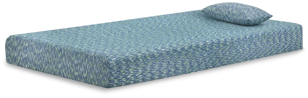 iKidz Blue Twin Mattress and Pillow - Gallery Image 1