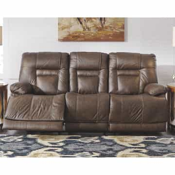 Wurstrow Power Reclining Sofa with Adjustable Headrest - Umber - Gallery Image 5