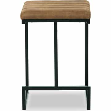 Strumford Counter Height Stool - Caramel/Black - Gallery Image 4