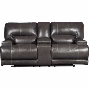 McCaskill Reclining Power Loveseat with Console - Gallery Image 3