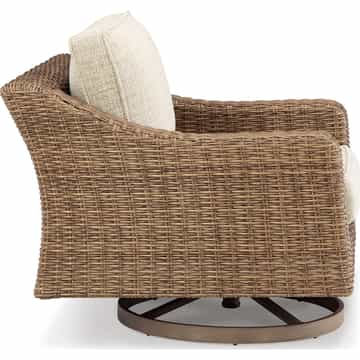 Outdoor Beachcroft Swivel Lounge Chair with Cushion - Gallery Image 7