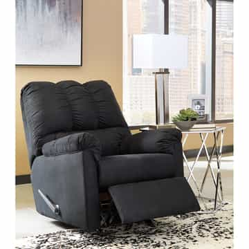 Darcy Rocker Recliner - Black - Gallery Image 4