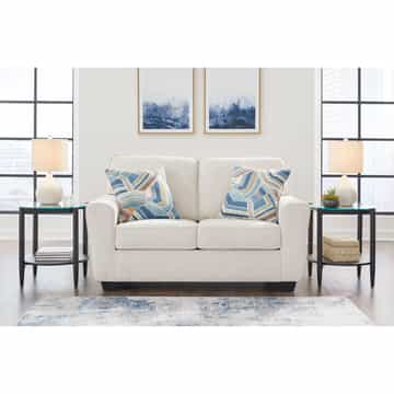 Cashton Loveseat - Ice - Gallery Image 3