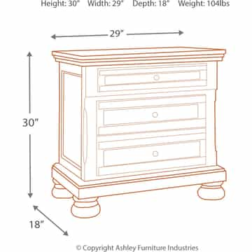 Flynnter Nightstand - Gallery Image 4