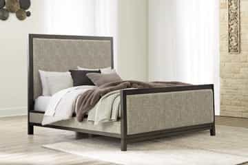 Burkhaus Queen Upholstered Bed - Gallery Image 2