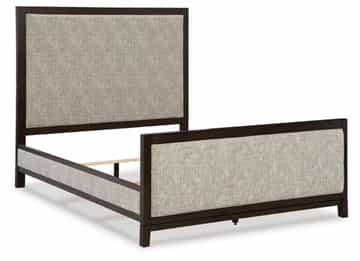 Burkhaus Queen Upholstered Bed - Gallery Image 3