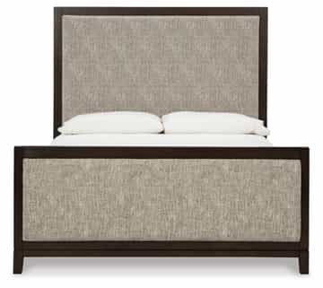 Burkhaus Queen Upholstered Bed - Gallery Image 5