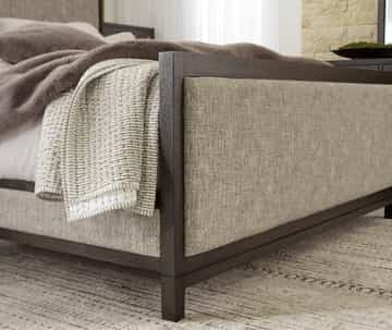 Burkhaus Queen Upholstered Bed - Gallery Image 6