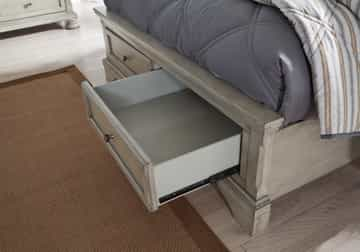 Lettner Full Sleigh Bed with 2 Storage Drawers - Gallery Image 6