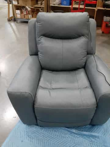 Mindanao Power Recliner with Adjustable Headrest - Steel - Gallery Image 3