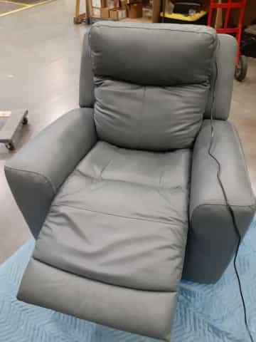 Mindanao Power Recliner with Adjustable Headrest - Steel - Gallery Image 6