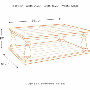 Mallacar Rectangle Coffee Table - Gallery Image 2