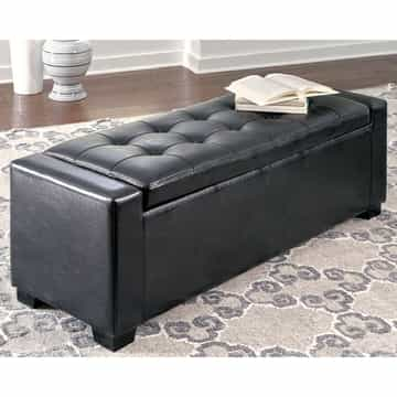 Upholstered Storage Bench - Gallery Image 3