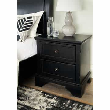 Chylanta Two Drawer Nightstand - Gallery Image 1