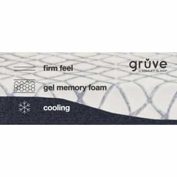 Ashley Sleep Gruve 2.0 10 Inch Memory Foam - King - Gallery Image 3