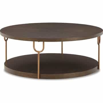 Brazburn Round Coffee Table - Gallery Image 1