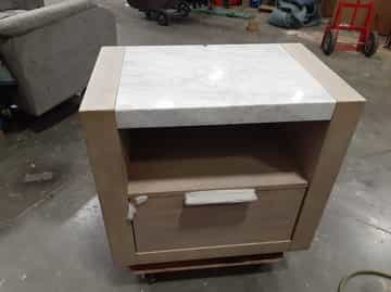 Hennington One Drawer LED Nightstand - Gallery Image 9