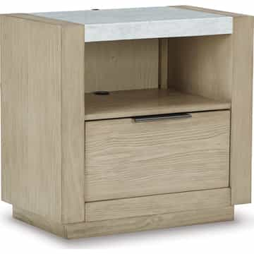 Hennington One Drawer LED Nightstand - Gallery Image 4