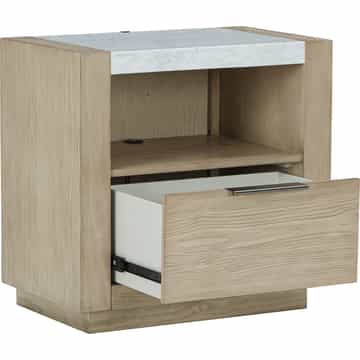 Hennington One Drawer LED Nightstand - Gallery Image 8