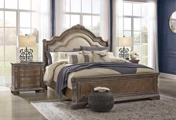 Charmond Queen Upholstered Sleigh Bed - Gallery Image 5