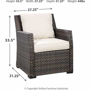 Outdoor Easy Isle Lounge Chair with Cushion (Set of 2) - Gallery Image 2