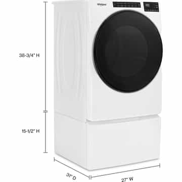 Whirlpool Natural Gas Dryer - White - 7.4 cu. ft. - Gallery Image 4