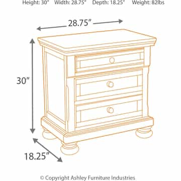 Porter Two Drawer Nightstand (Set of 2) - Gallery Image 5