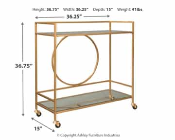 Jackford Bar Cart - Gallery Image 7