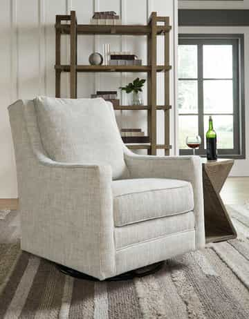 Kambria Swivel Glider Accent Chair - Gallery Image 1